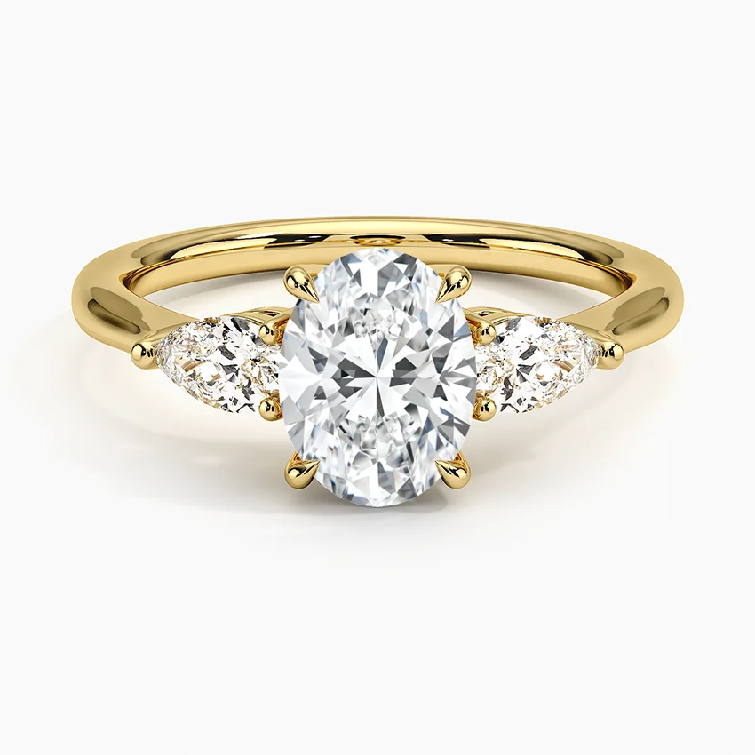 Opera Three Stone Diamond Ring