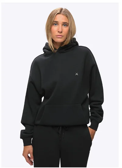Black Divine Fleece Hoodie