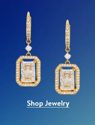 A pair of drop earrings.