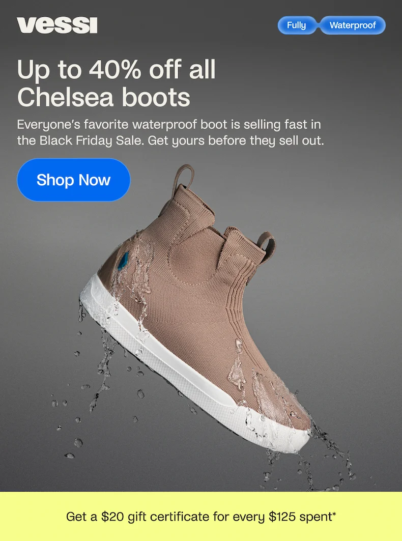 Up to 40% off all Chelsea Boots