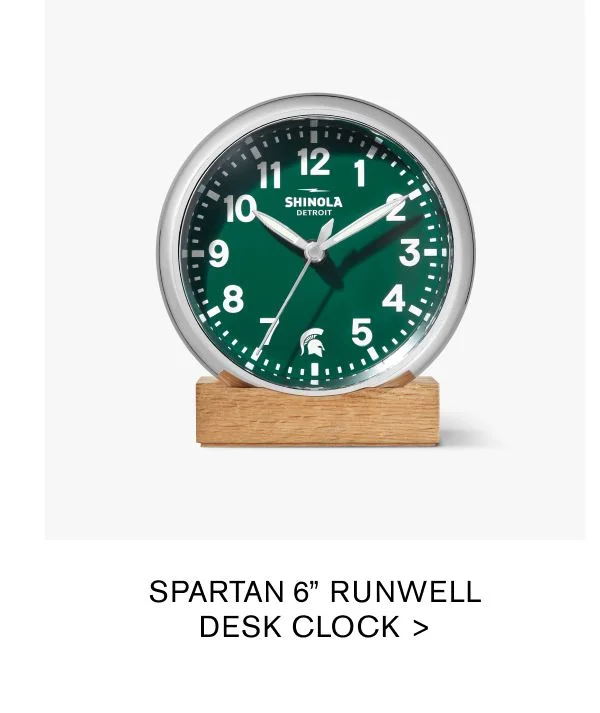 SPARTAN 6” RUNWELL DESK CLOCK >