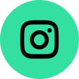 Image description: Icon graphic of Instagram logo.