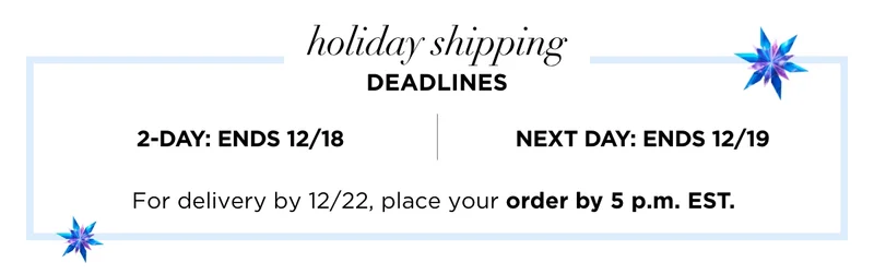 holiday shipping
