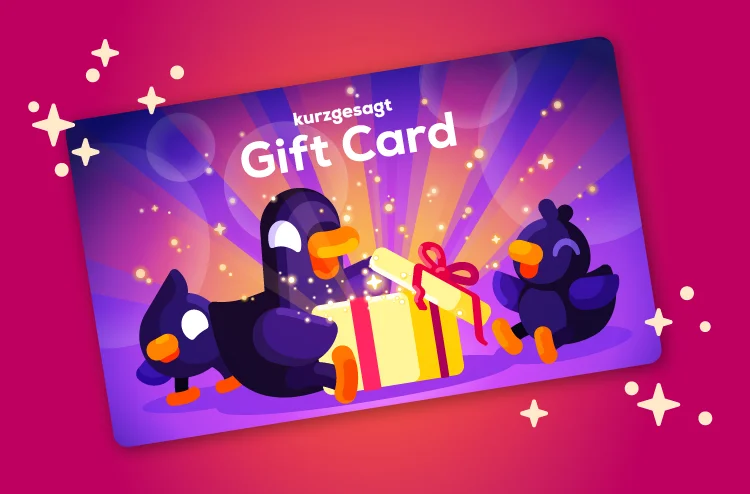 The kurzgesagt shop gift card