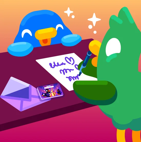 Write a cute message