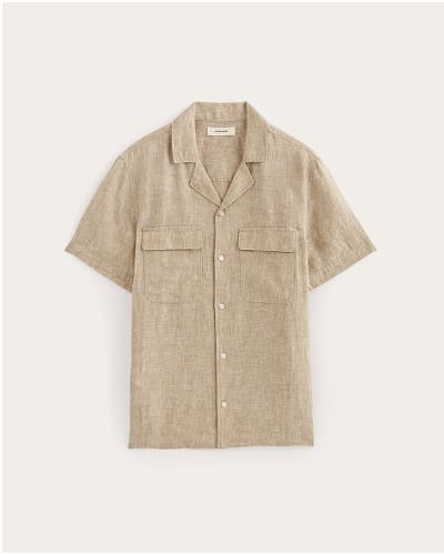 [Image]The Resort Shirt in Linen | Cornstalk Chambray