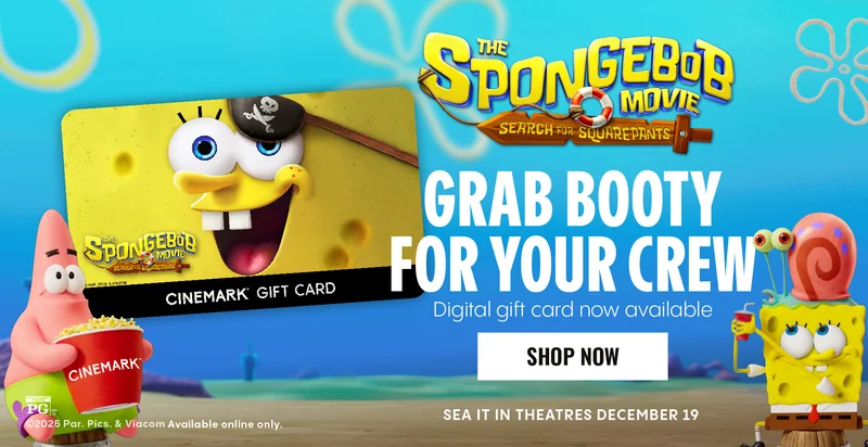THE SPONGEBOB MOVIE: SEARCH FOR SQUAREPANTS | GRAB BOOTY FOR YOUR CREW | Digital gift card now available | SHOP NOW >