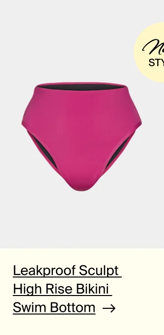 Leakproof Sculpt High Rise Bikini Swim Bottom