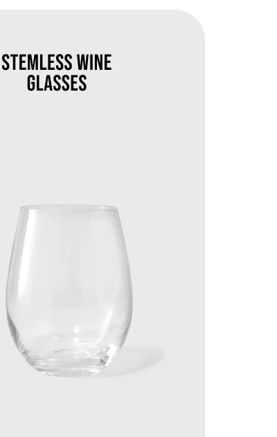 Stemless Wine Glasses