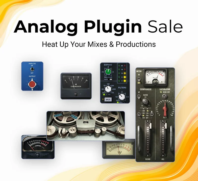 Analog Plugin Sale - Heat up your mixes & productions