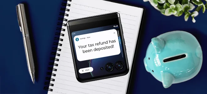 Your tax refund has been deposited!