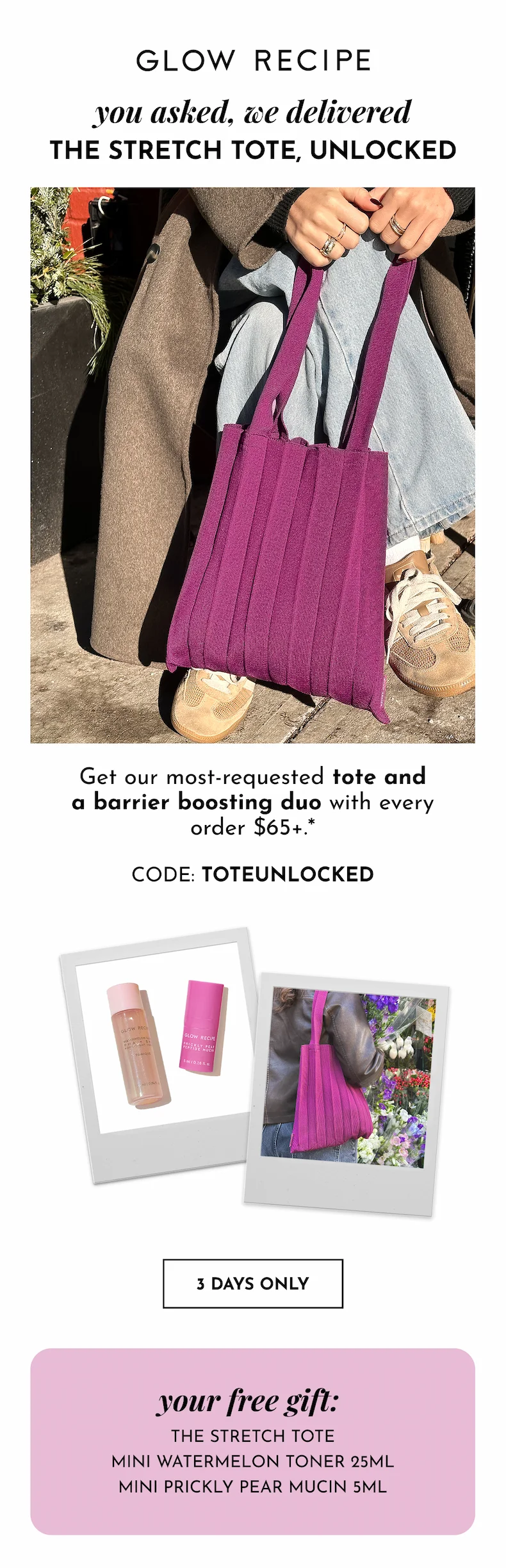 Free 3-piece kit