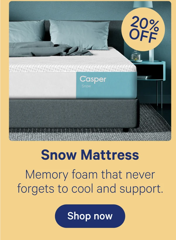 Snow Mattress; Memory foam that never forgets to cool and support.