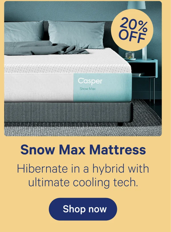 Snow Max Mattress; Hibernate in a hybrid with ultimate cooling tech.