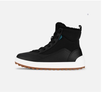 Alta High Top in Asphalt Black.