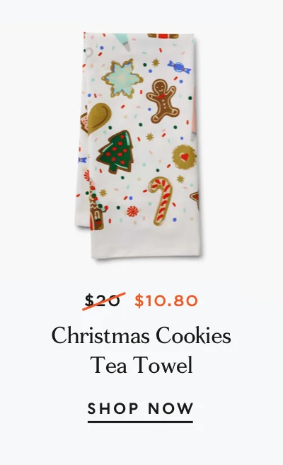 Christmas Cookies Tea Towel