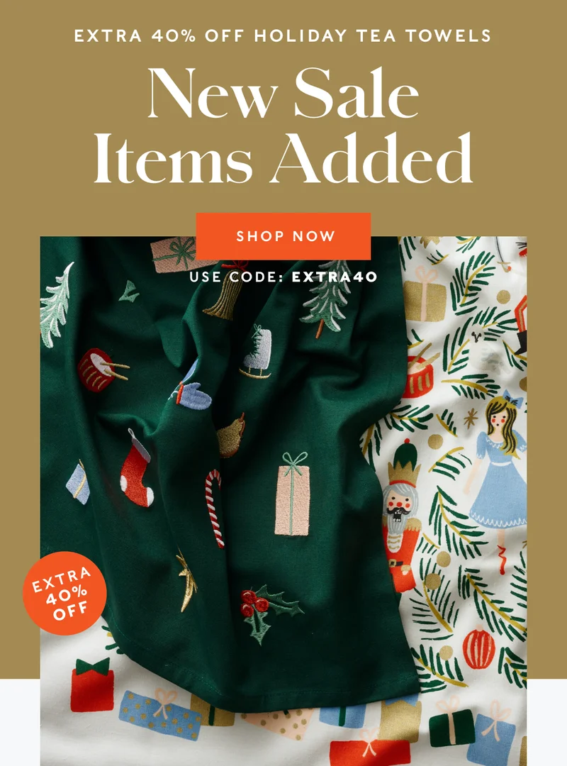 Extra 40% Off Sale Items