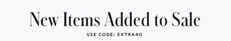 Extra 40% Off Sale Items