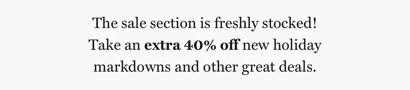 New Items Added to Sale