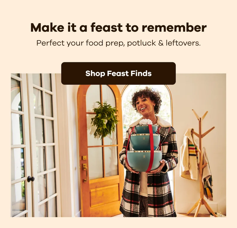 Make it a feast to remember.  Perfect your food prep, potluck & leftovers. | Shop Feast Finds