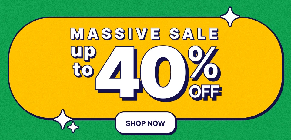 Up to 40% Off Sitewide