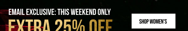 Extra 25% off Shop Women's