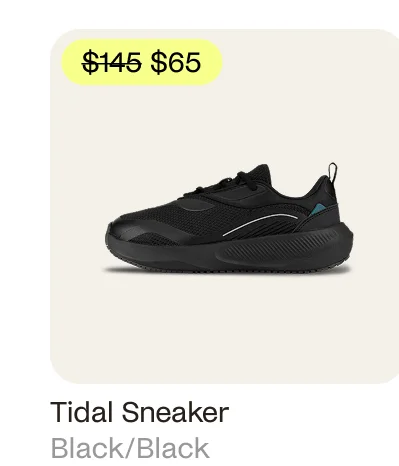 Tidal Sneaker Black/Black
