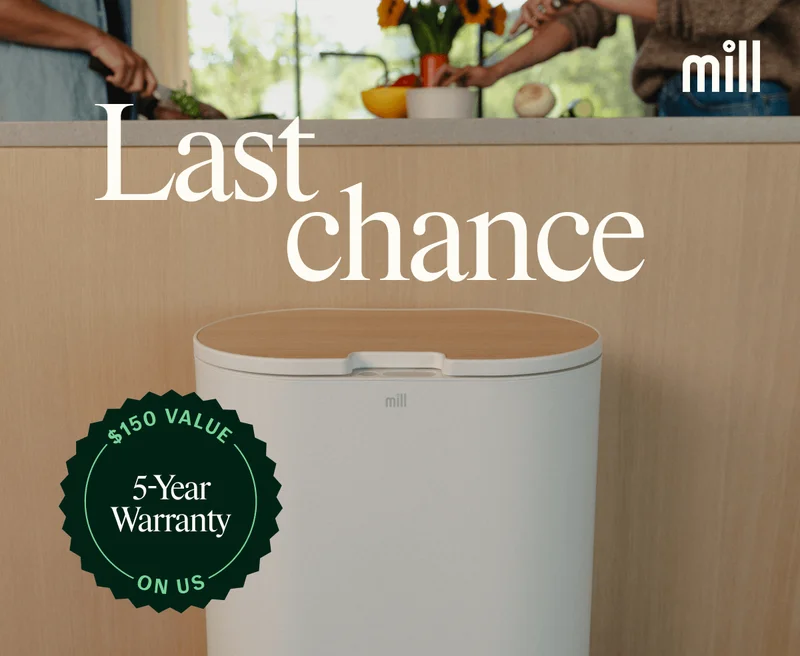 Last chance: 5-year warranty on us, $150 value.