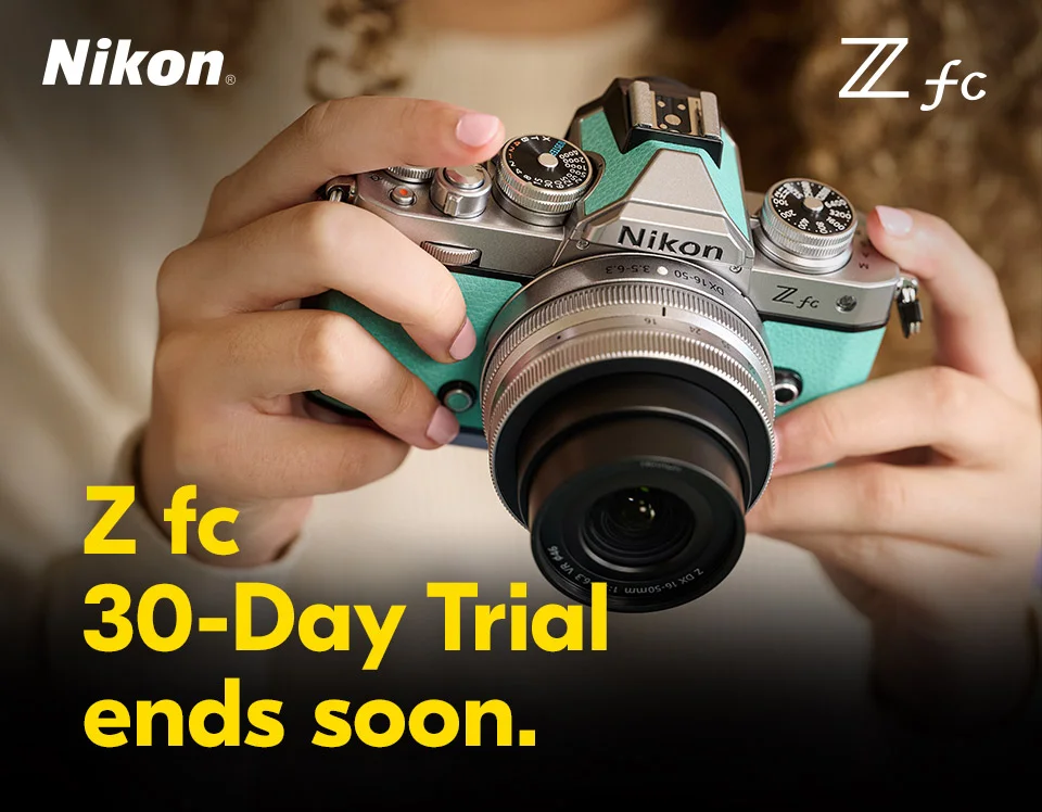 Nikon | 30-Day Trial | Z fc 3-Day trial ends soon.