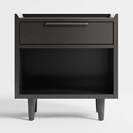 Tate Black Nightstand