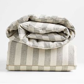 Linen Cabana Stripe Arcadia Duvet Cover