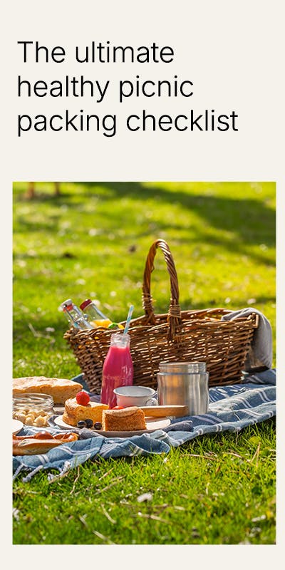 Healthy picnic checklist