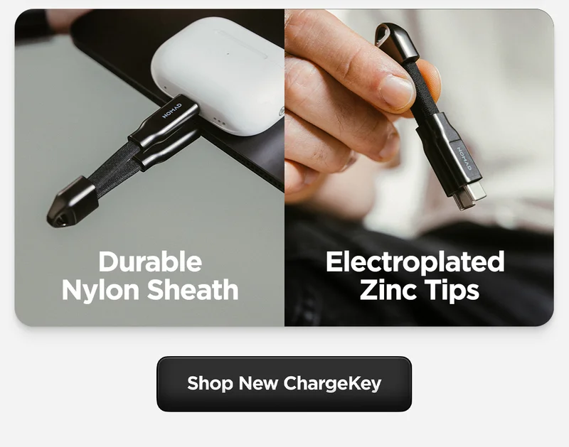 Built with durable nylon sheath. Electroplated zinc tips. Shop New ChargeKey.
