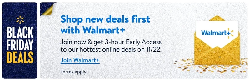 Shop new deals first with Walmart+