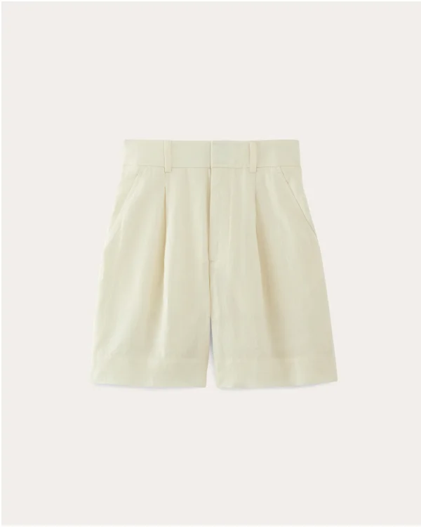 [IMAGE] The Linen Way-High® Drape Short | Bone