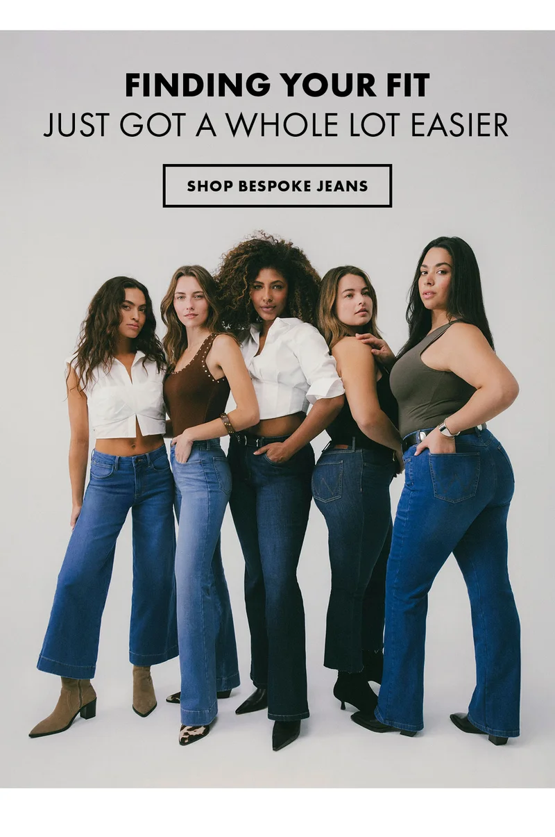 Finding your fit just got a whole lot easier Shop bespoke jeans