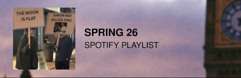 Spring 26 | Spotify Playlist