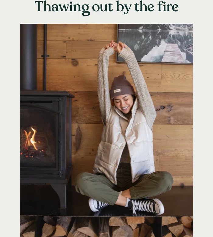 Thawing out by the fire