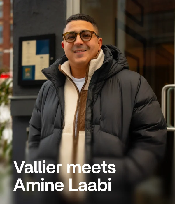 Vallier meets Amine Laabi