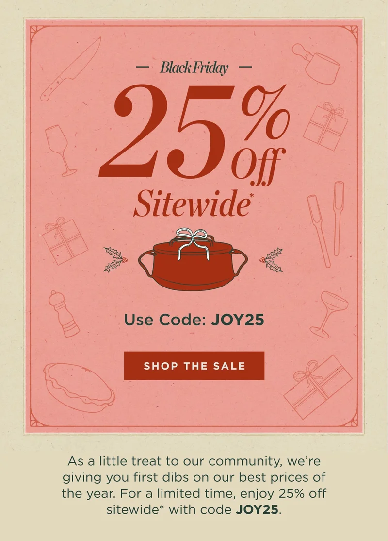25% Off Sitewide