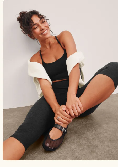 Spacedye Pedal Pusher High Waisted Legging in Darkest Night