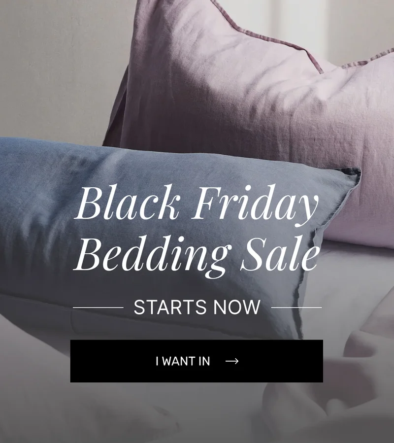 Black Friday Bedding Sale Starts Now