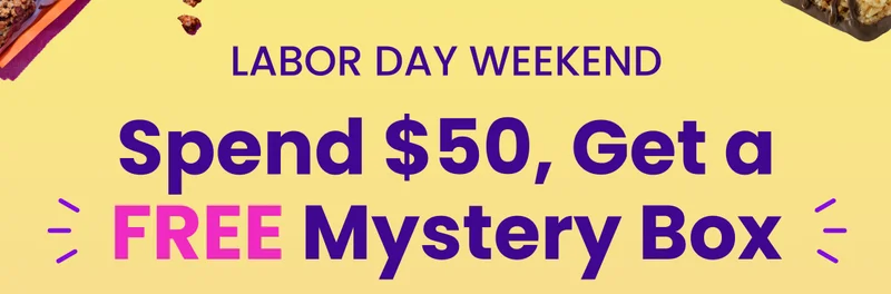 Spend $55, Get a FREE mystery box