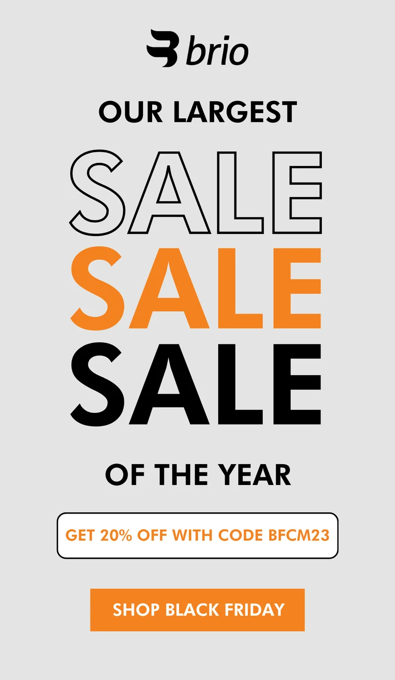 Get 20% off with code BFCM23!