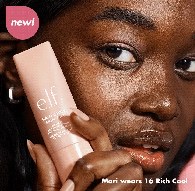NEW Halo Glow Skin Tint SPF 50.