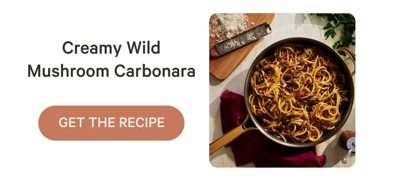 Creamy Wild Mushroom Carbonara | Get the Recipe