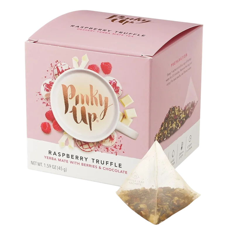 Image of Pinky Up Raspberry Truffle Tea Sachet