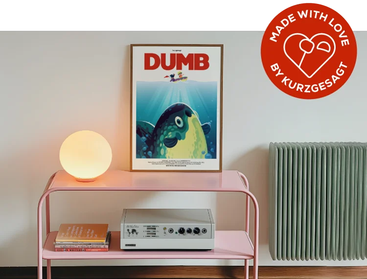 Dumbest Animal Poster - Made with Love by kurzgesagt