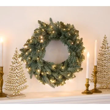Bethlehem Lights 24" Wreath with 3-in-1 Micro LEDs