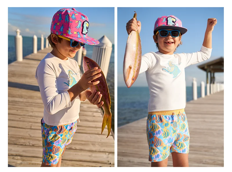 Toddler Classic Swim Trunk: The Fish Tanks